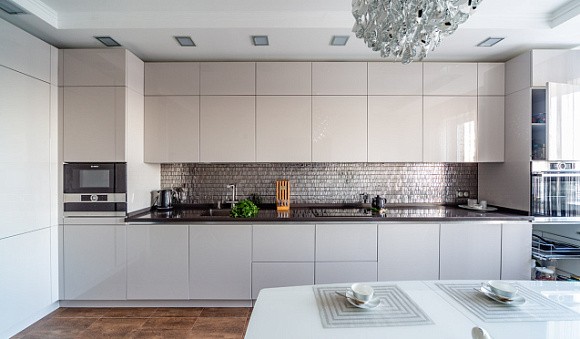 Бежевая кухня во Владикавказе