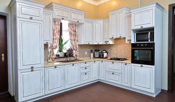 Серая кухня в Клину