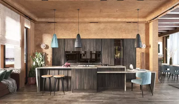 Коричневая кухня во Владикавказе