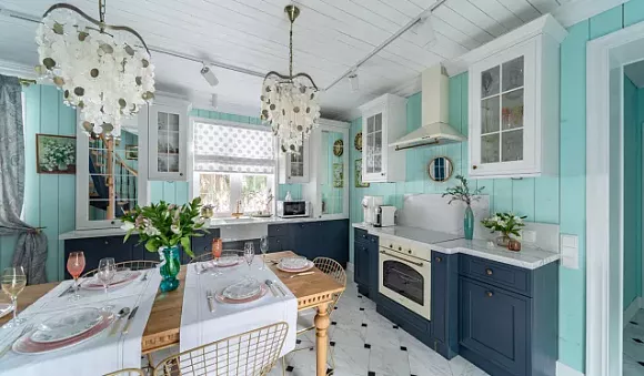 Синяя кухня в Казани