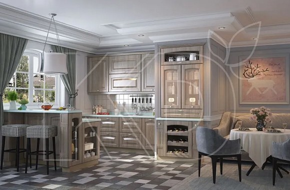 Стильные кухни - английская классика