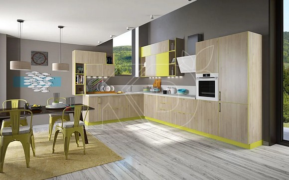 Угловые кухни модерн для маленькой кухни