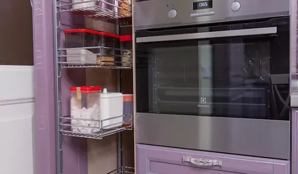 Фиолетовая кухня в Егорьевске