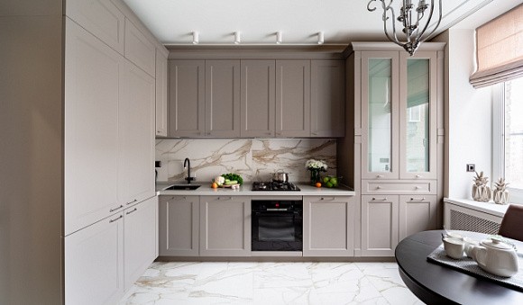 цвет кухонных гарнитуров для современной кухни