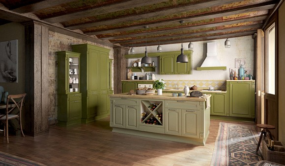 Кухни в стиле неоклассика