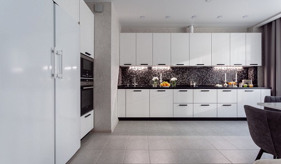 Светлая кухня в Обнинске