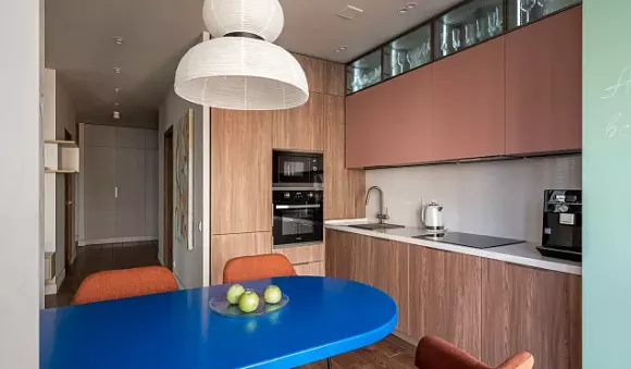 Светлая кухня в Воронеже