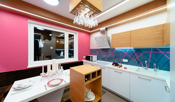 Коричневая кухня в Анапе