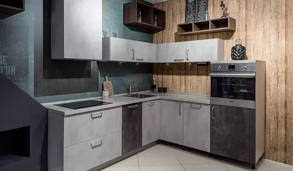 Серая кухня в Нижнем Новгороде