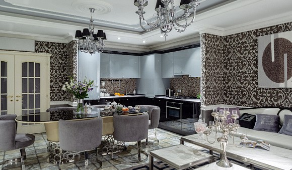 Бежевая кухня во Владикавказе