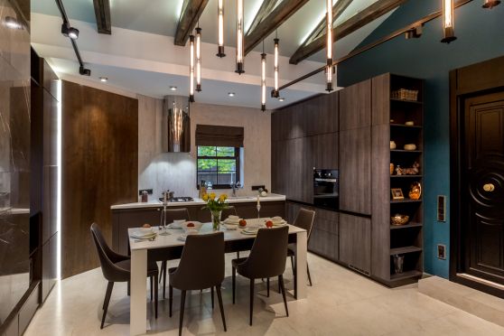 кухня в стиле лофт