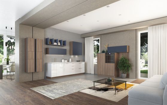 Кухни с вытяжкой